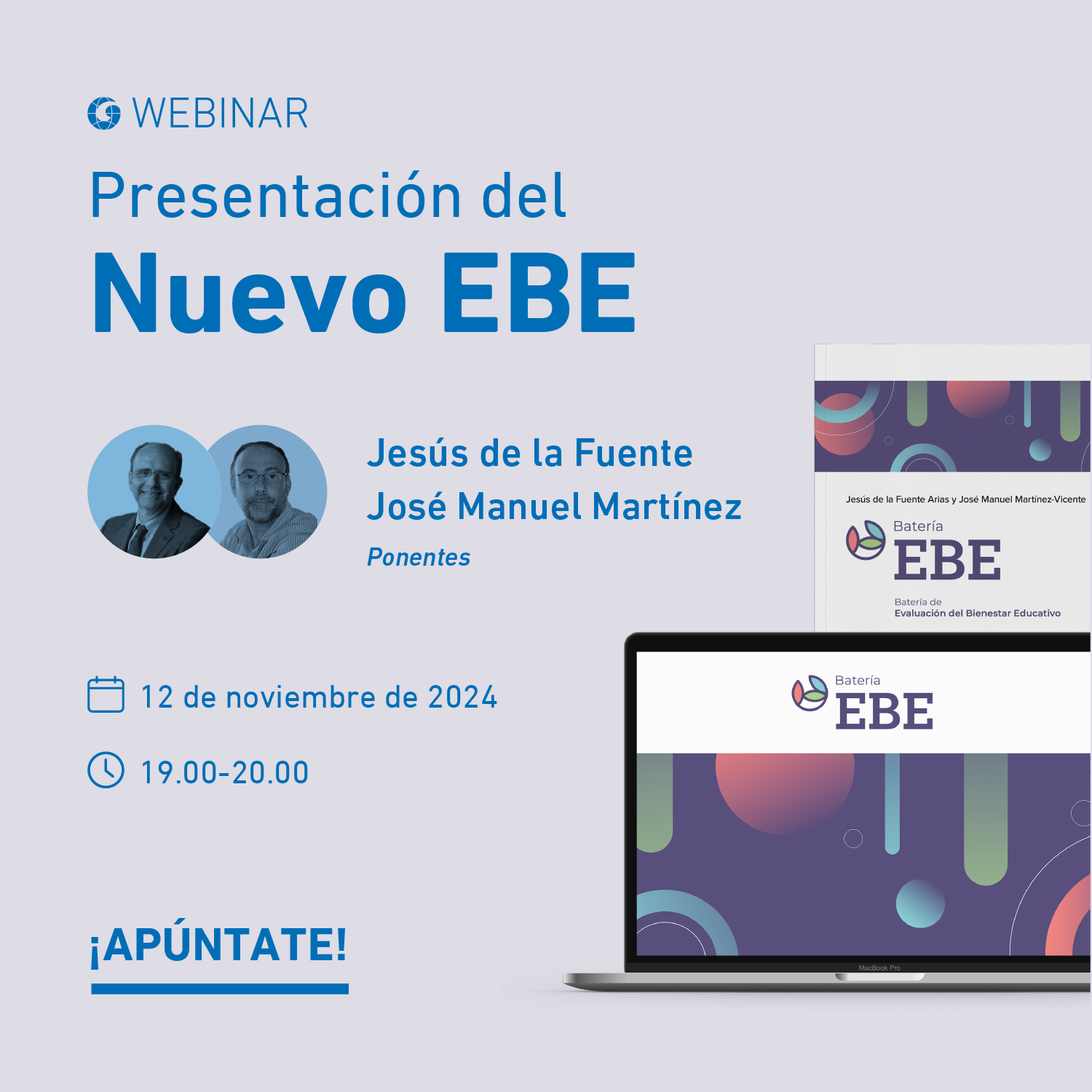 Webinar Gratuito Presentación de la Batería de Bienestar Educativo EBE