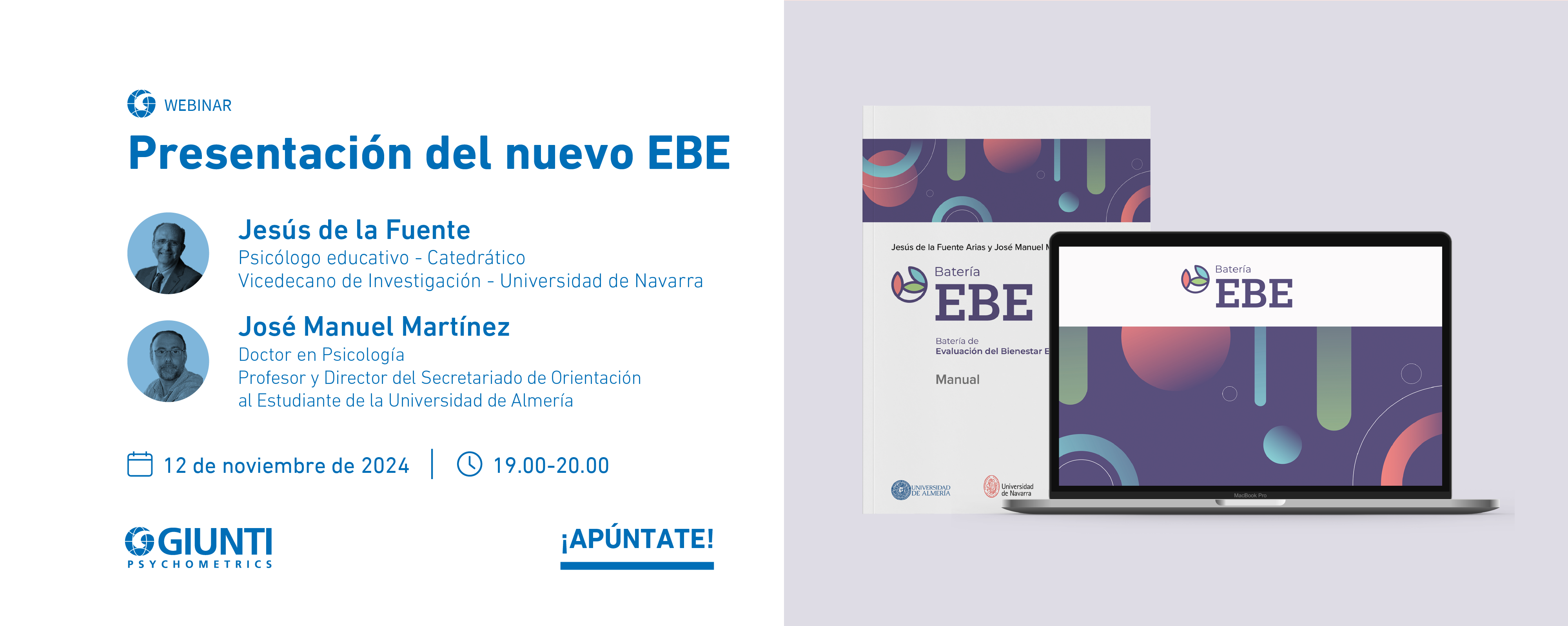 Webinar Gratuito Presentación de la Batería de Bienestar Educativo EBE